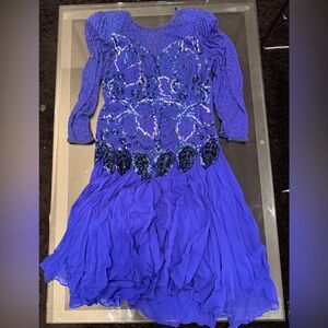 Oleg Cassini silk dress